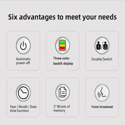 High-Accuracy Digital Sphygmomanometer – Arm Blood Pressure Monitor