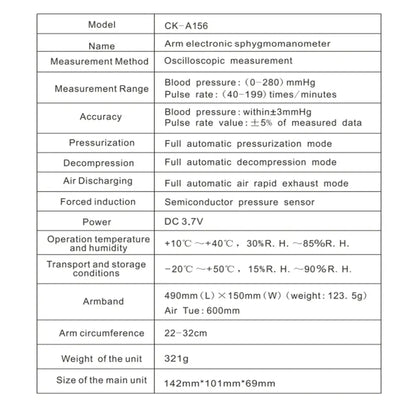 High-Accuracy Digital Sphygmomanometer – Arm Blood Pressure Monitor