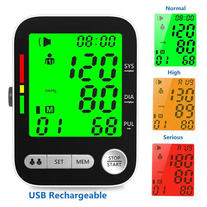 High-Accuracy Digital Sphygmomanometer – Arm Blood Pressure Monitor