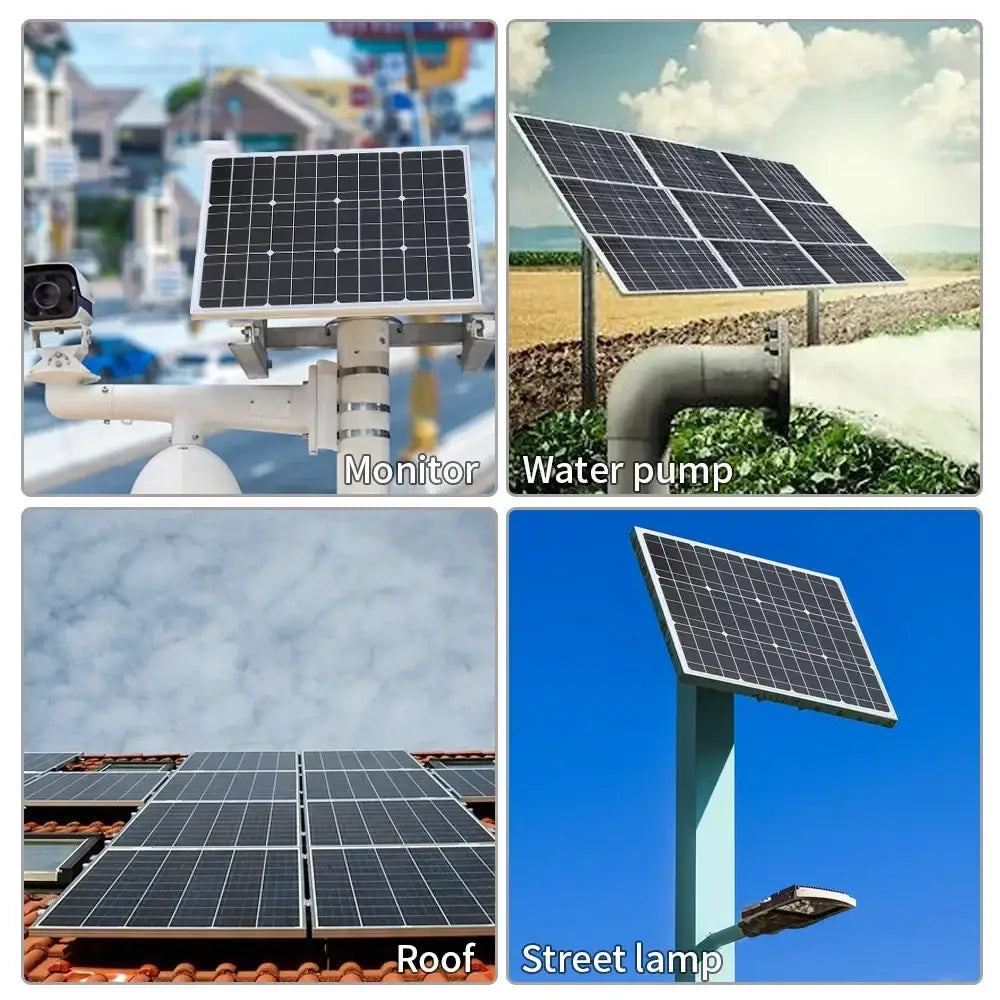 High-Efficiency 18V Rigid Solar Panel 1000–3000W (different sets available)