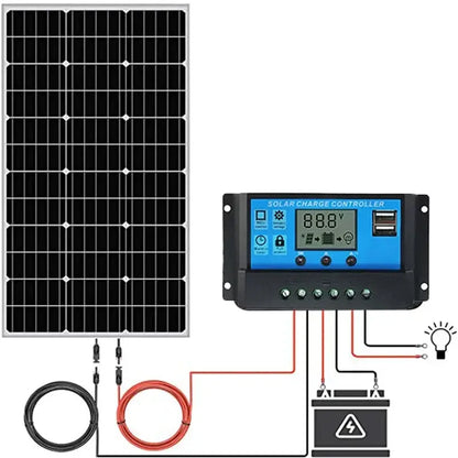 High-Efficiency 18V Rigid Solar Panel 1000–3000W (different sets available)