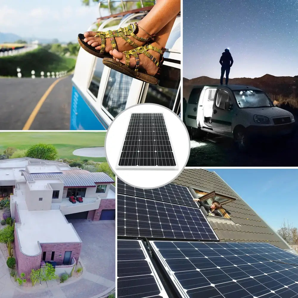 High-Efficiency 18V Rigid Solar Panel 1000–3000W (different sets available)