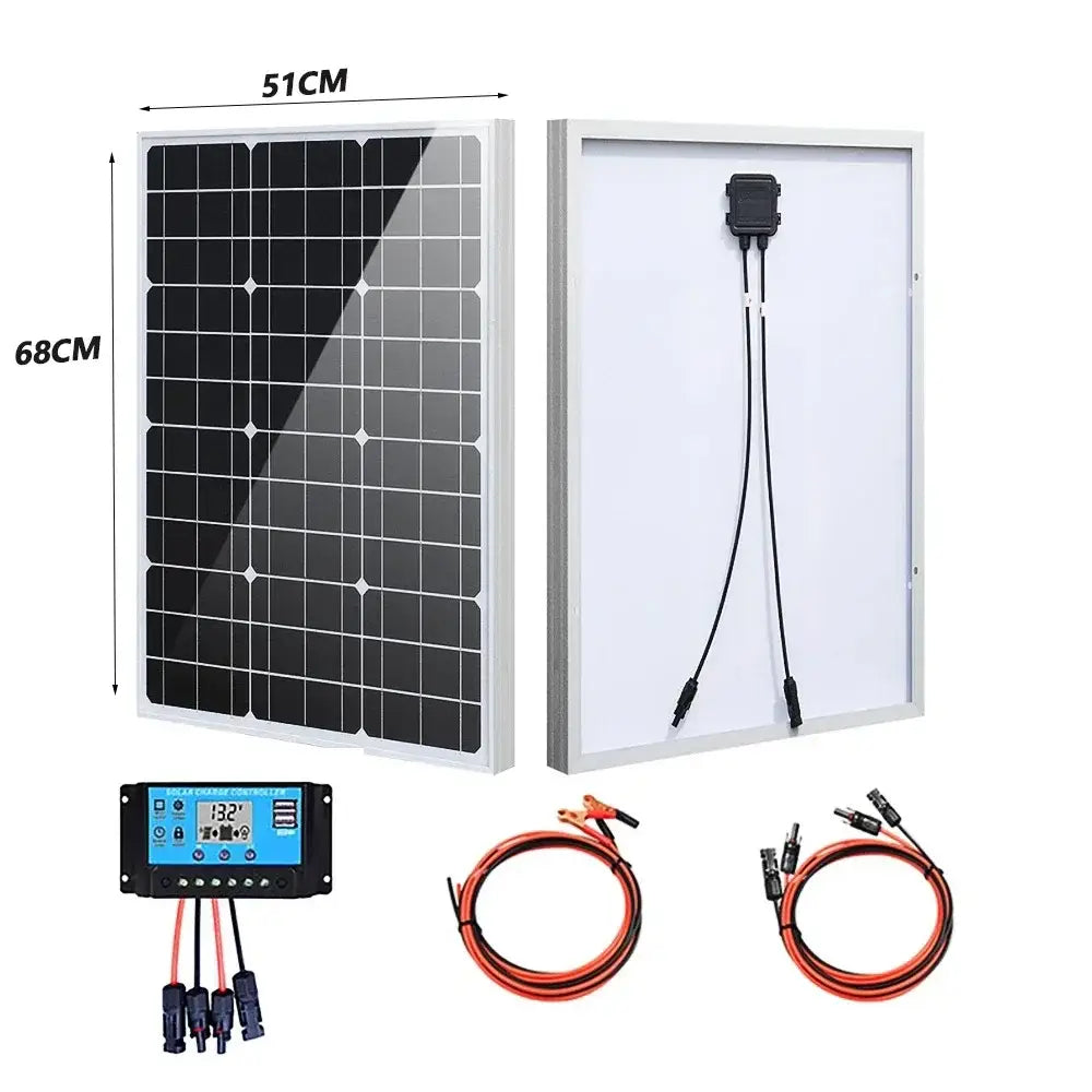 High-Efficiency 18V Rigid Solar Panel 1000–3000W (different sets available)
