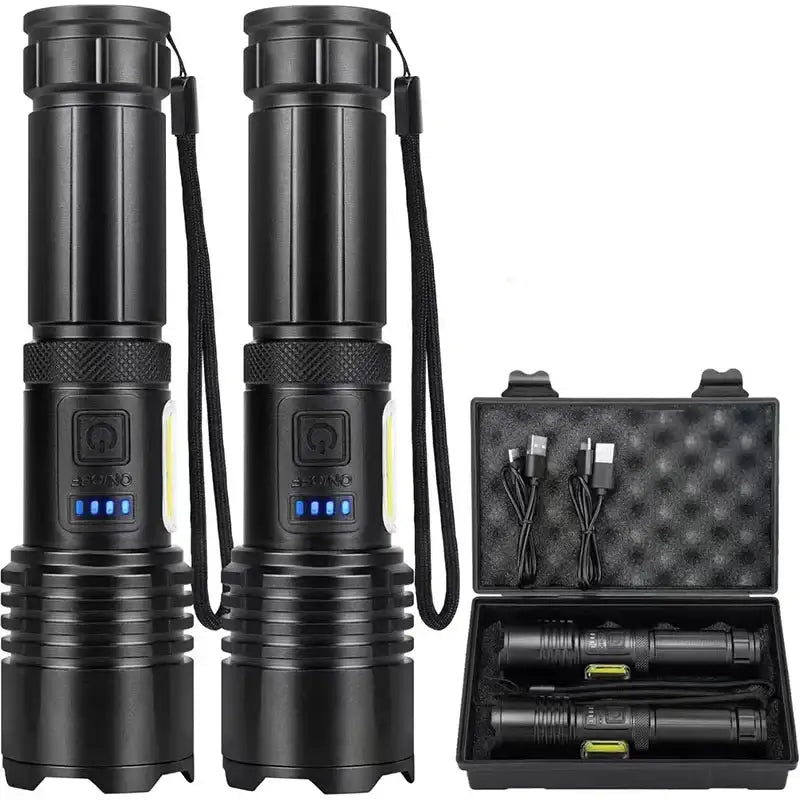 High Power Rechargeable LED Flashlight
