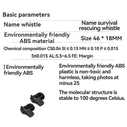 Black Referee Whistle