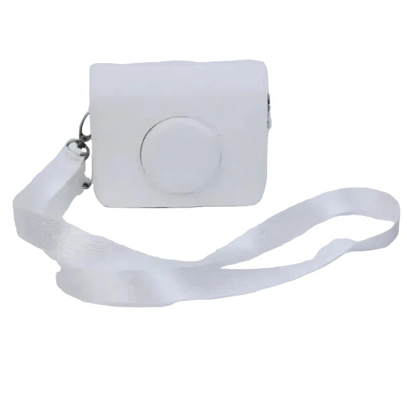 Faux Leather Protective Camera Case for Instax Mini EVO with Shoulder Strap