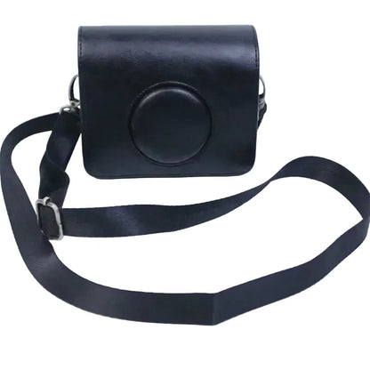 Faux Leather Protective Camera Case for Instax Mini EVO with Shoulder Strap