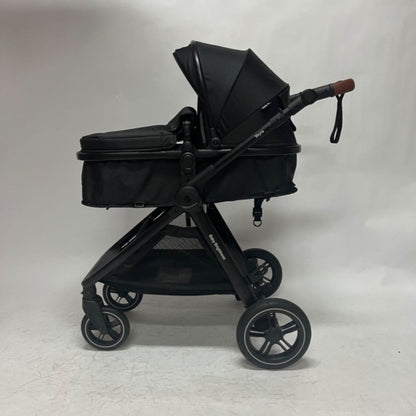 Skyra 2-in-1 Newborn Pram & Bassinet Stroller and Car Seat with Rotating ISOFIX Base (Black)