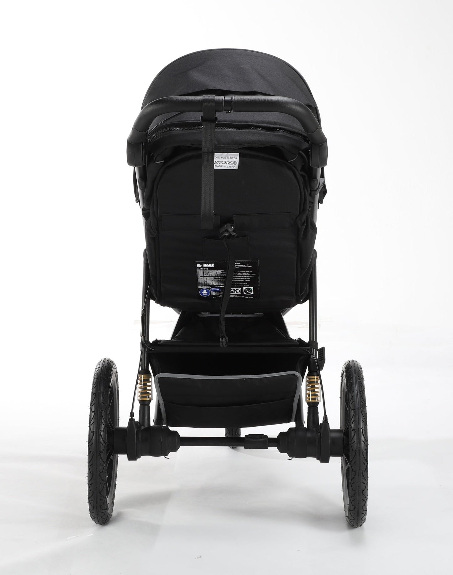 Pre-order Hill All Terrain Jogging Baby Stroller with Carrycot and Car Seat (Black） - image 9