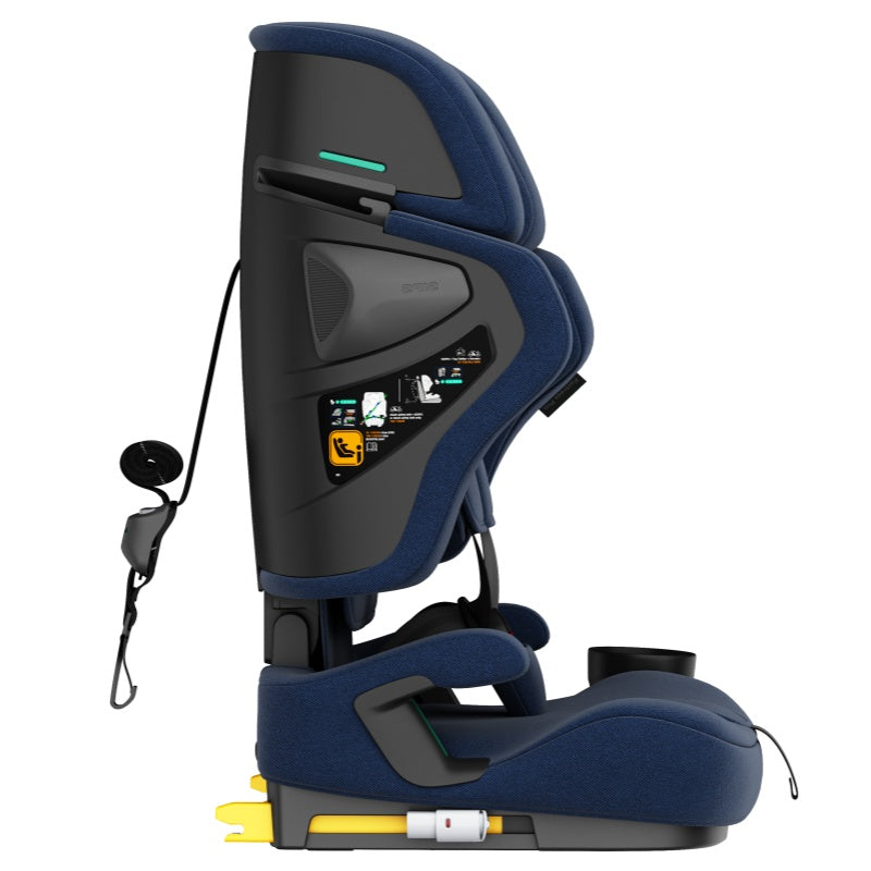 Baby Brightness Fortress Pro Portable Travel Booster Car Seat Blue - image 6