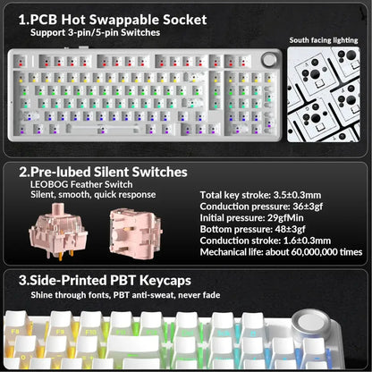 Hot-Swap RGB Mechanical Gaming Keyboard (different models available)