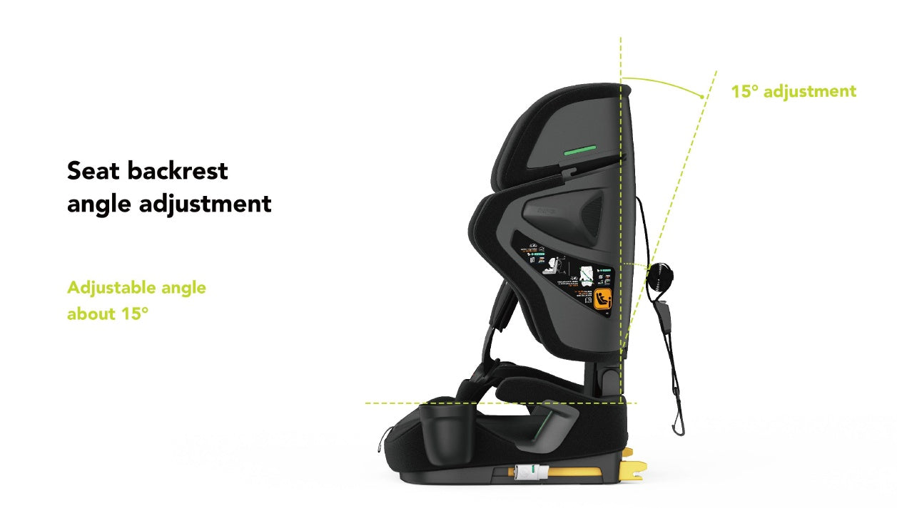 Baby Brightness Fortress Pro Portable Travel Booster Car Seat Blue - image 12