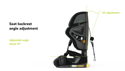 Baby Brightness Fortress Pro Portable Travel Booster Car Seat Blue - image 12