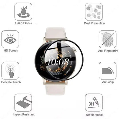 Screen Protectors for Huawei GT3 Pro Watch (43mm) (Pack of 5)