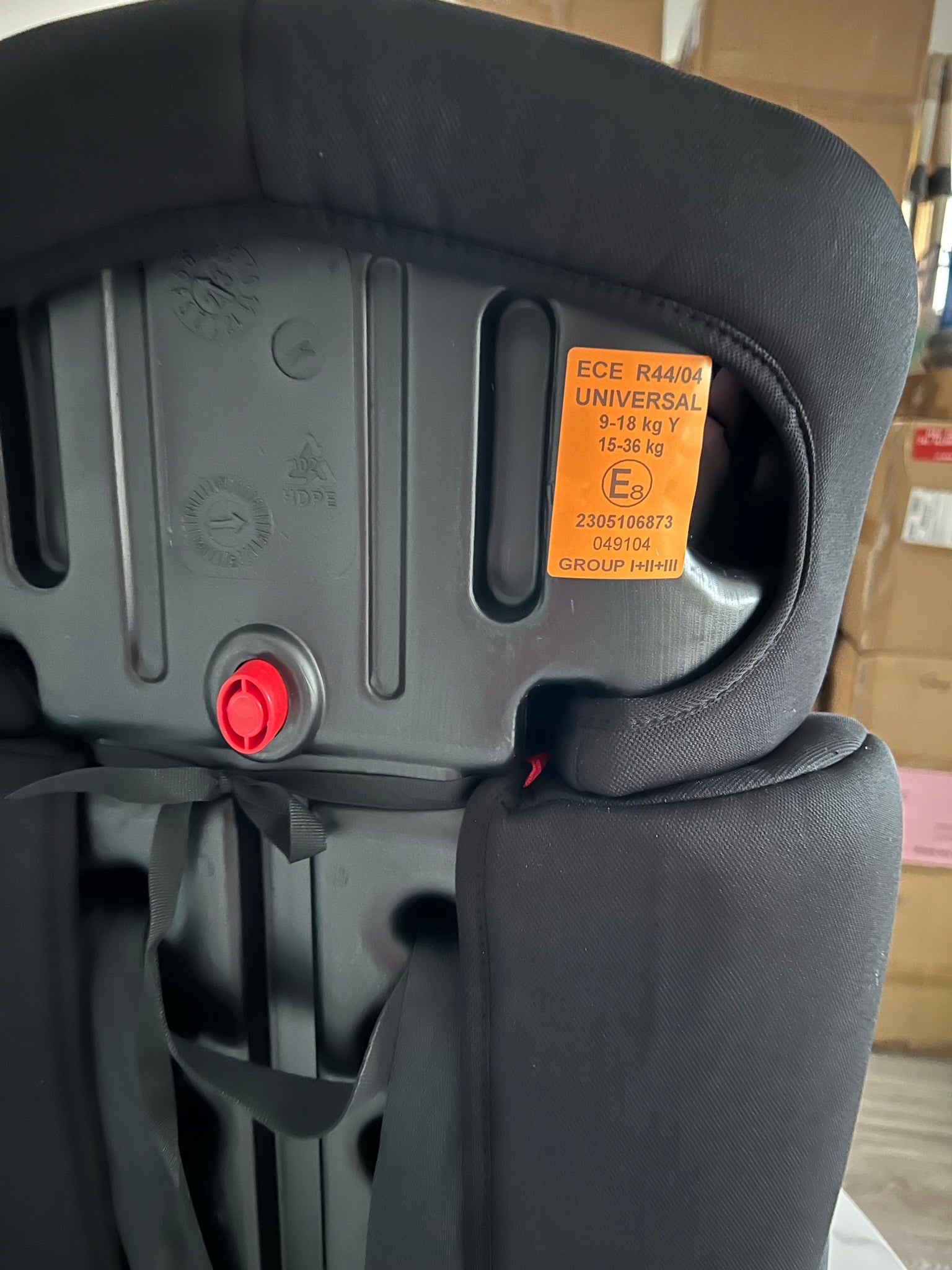 Portable Convertible Car Safety Booster Seat with Adjustable Headrest