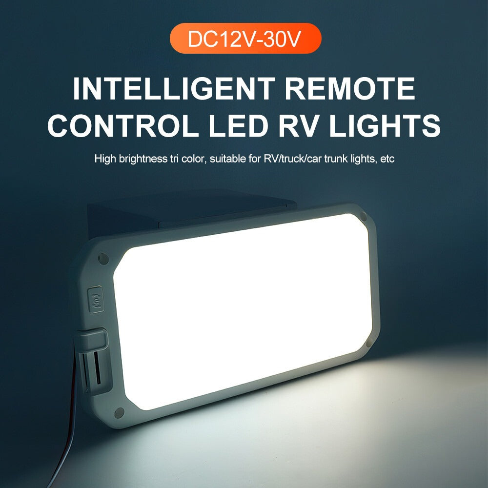LED Roof Cabin Light 12V Interior Caravan Trailer Motorhome RV Boat Ceiling Lamp