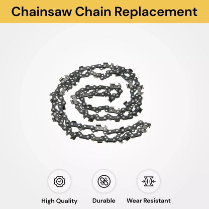 12" Chainsaw Chain Blade Saw Replace Semi Chisel - salelink.co.nz
