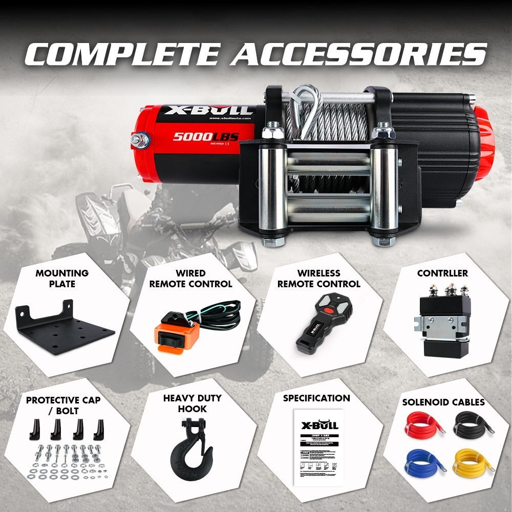 X-BULL Electric Winch 5000LBs