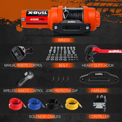 X-Bull Electric Winch 4500LBS