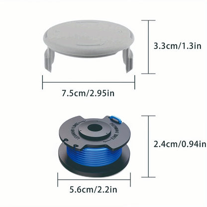 AC14RL3A String Trimmer Spool for Ryobi Weed Wacker String (12+3Pack)