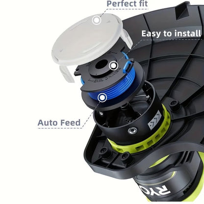 AC14RL3A String Trimmer Spool for Ryobi Weed Wacker String (12+3Pack)