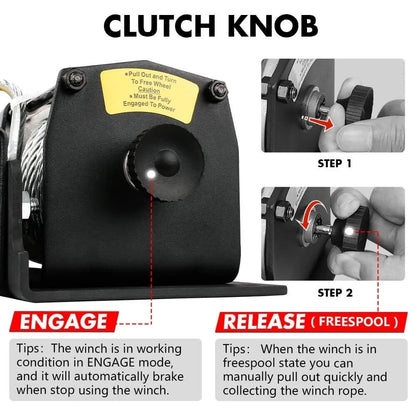 X-BULL Electric Winch 3000LBs