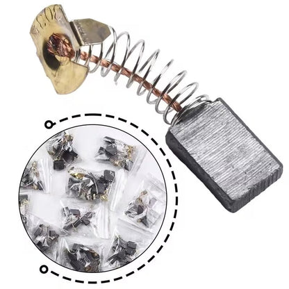 50pcs Electric Motor Carbon Brush with Metal Bases