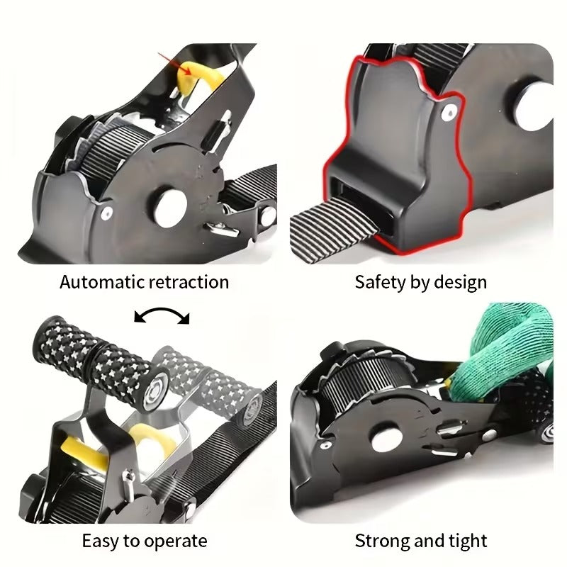 Retractable Auto Ratchet Strap