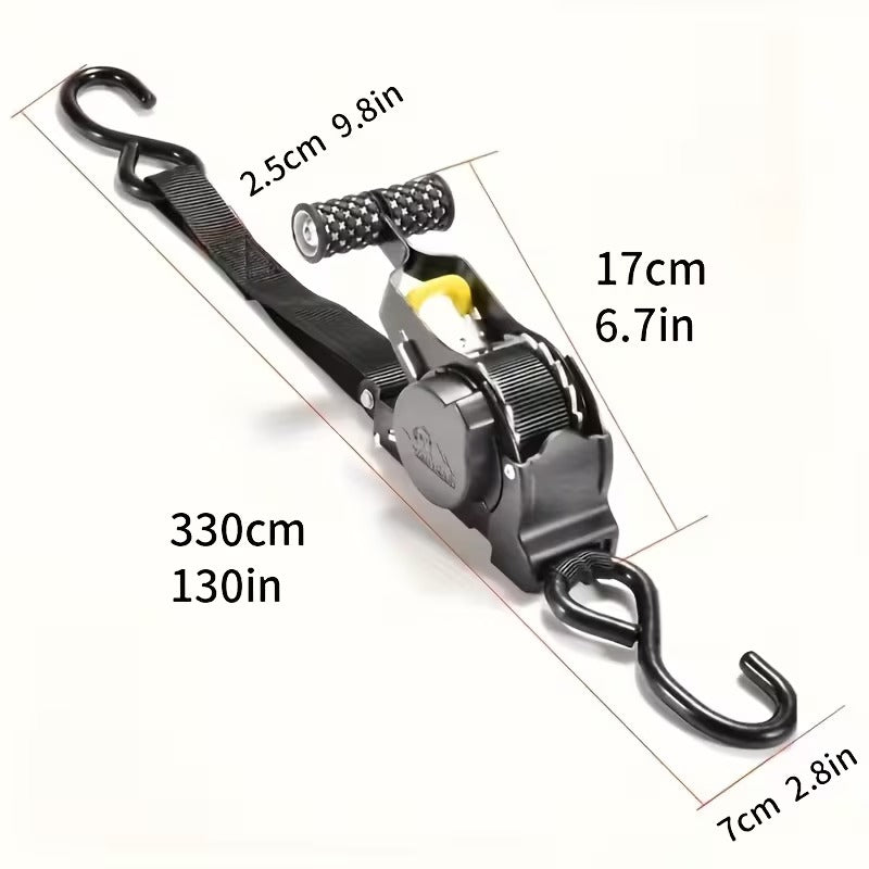 Retractable Auto Ratchet Strap
