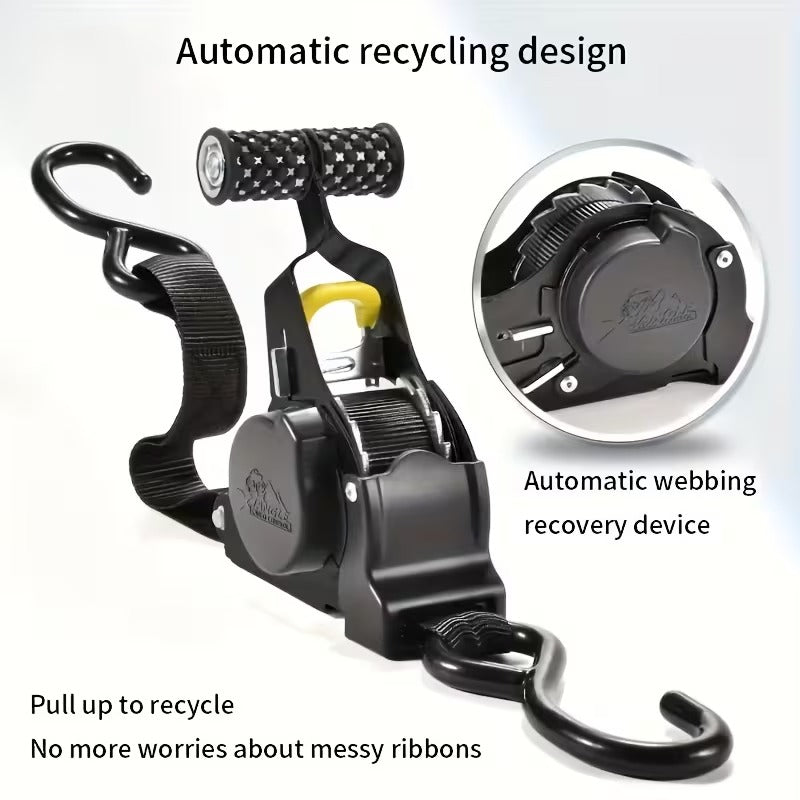 Retractable Auto Ratchet Strap