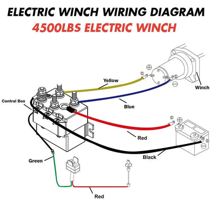X-Bull Electric Winch 4500LBS