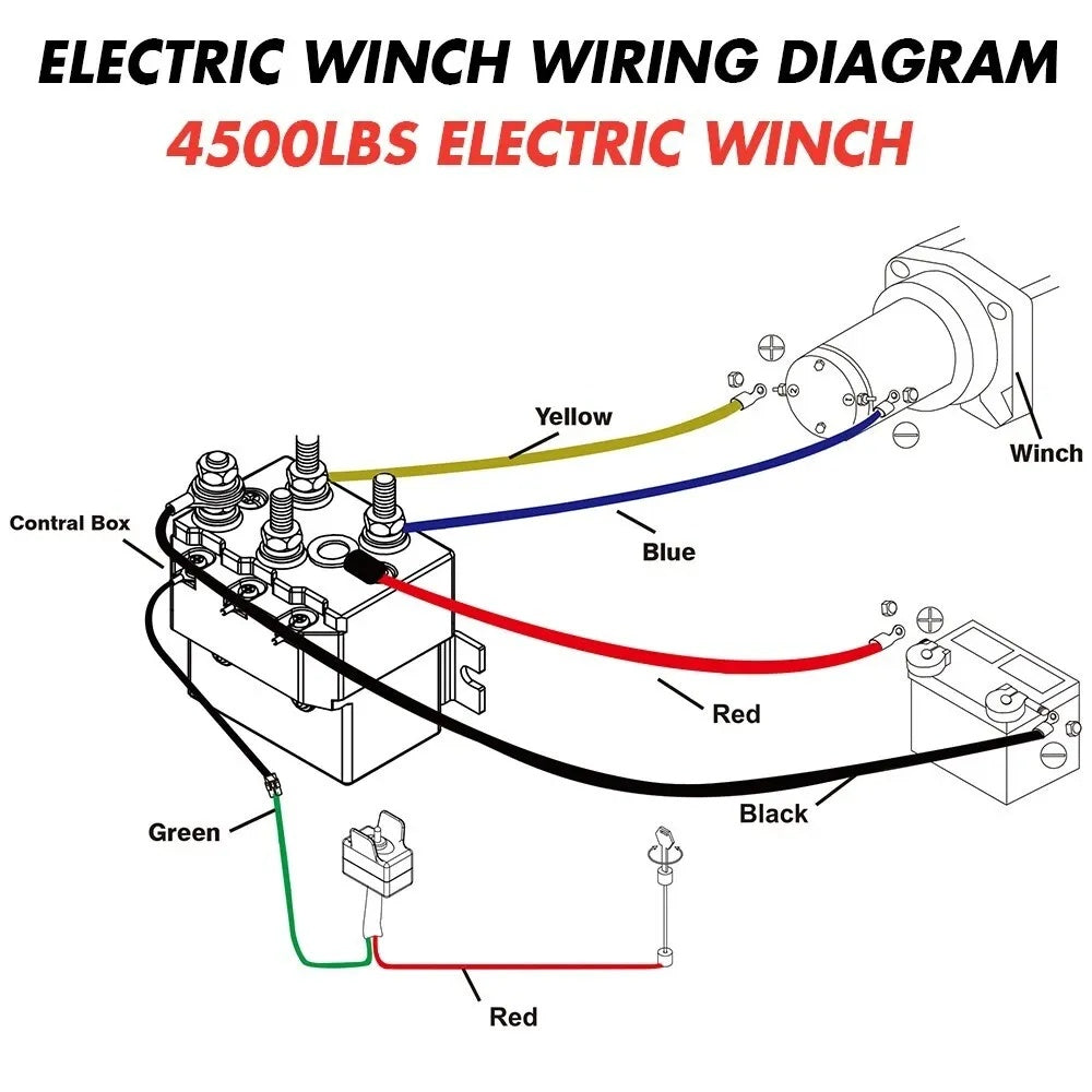 X-Bull Electric Winch 5000LBS