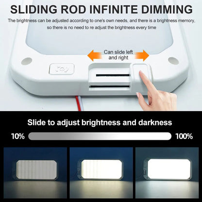 LED Roof Cabin Light 12V Interior Caravan Trailer Motorhome RV Boat Ceiling Lamp
