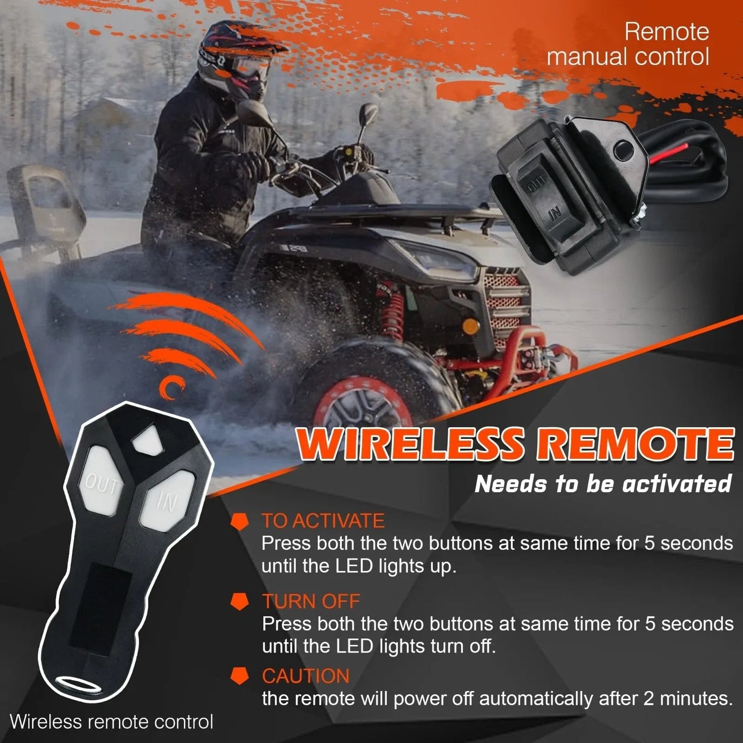 X-Bull Electric Winch 4500LBS