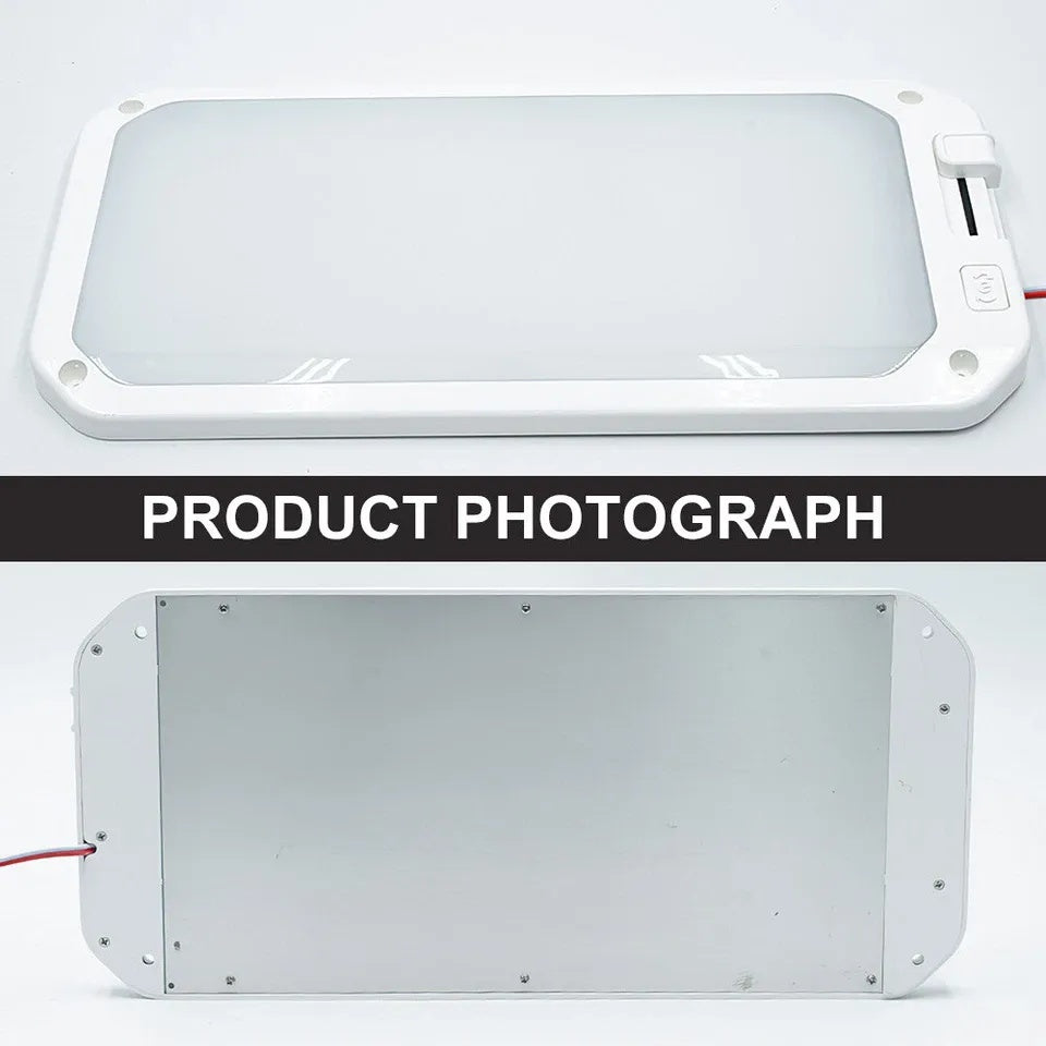 LED Roof Cabin Light 12V Interior Caravan Trailer Motorhome RV Boat Ceiling Lamp