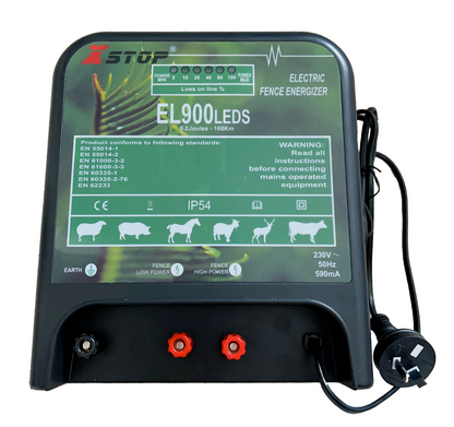 160KM XSTOP EL900LEDS Electric Fence Energiser