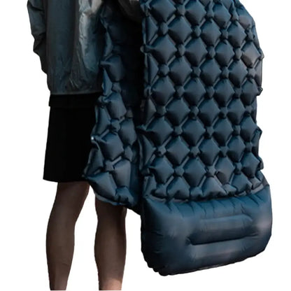 Inflatable Camping Mat with Pillow – Self-Inflating Mattress
