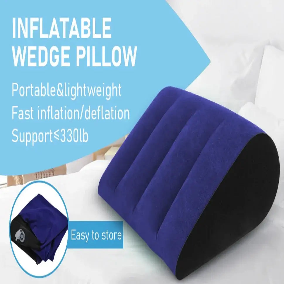 Inflatable Wedge Support Travel Pillow