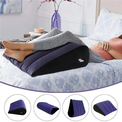 Inflatable Wedge Support Travel Pillow