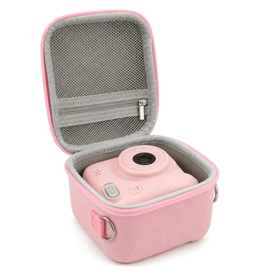Instax Mini 12/11/9/8 EVA Hard Protective Camera Case with Shoulder Strap
