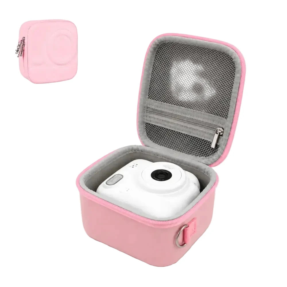 Instax Mini 12/11/9/8 EVA Hard Protective Camera Case with Shoulder Strap