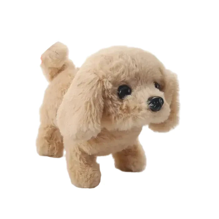 Interactive Electric Plush Corgi Dog Toy with Wagging Tail & Walking Action