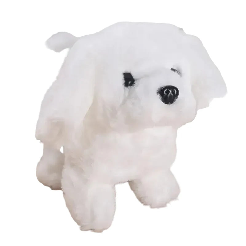 Interactive Electric Plush Corgi Dog Toy with Wagging Tail & Walking Action