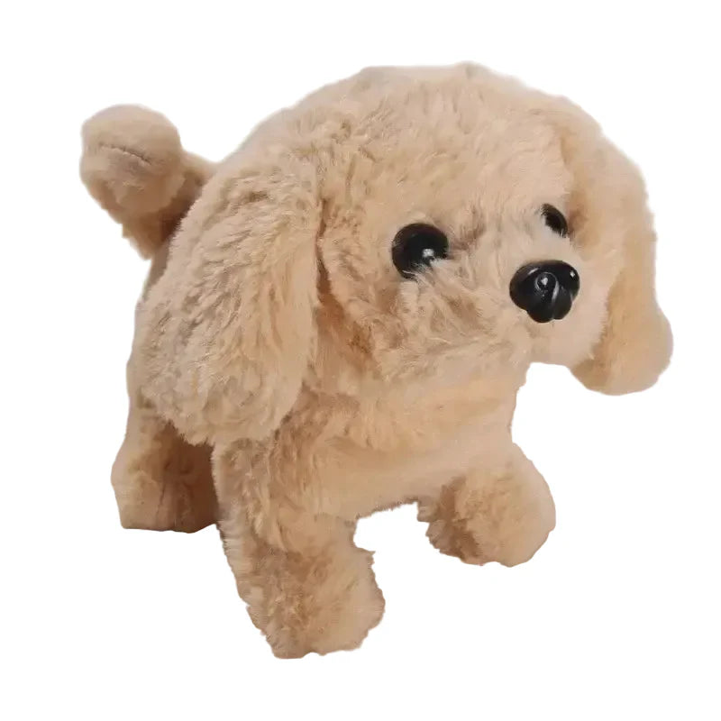 Interactive Electric Plush Corgi Dog Toy with Wagging Tail & Walking Action
