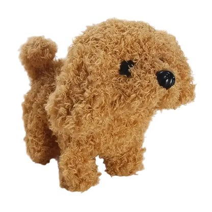 Interactive Electric Plush Corgi Dog Toy with Wagging Tail & Walking Action