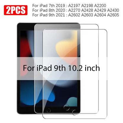 iPad Screen Protectors - Tempered Glass (Pack of 2) (All iPad Models)