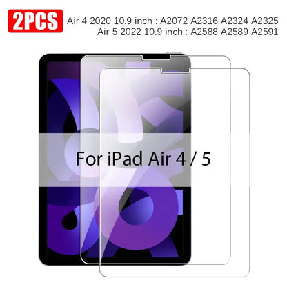 iPad Screen Protectors - Tempered Glass (Pack of 2) (All iPad Models)