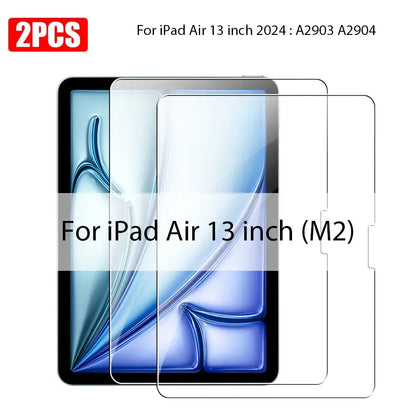 iPad Screen Protectors - Tempered Glass (Pack of 2) (All iPad Models)