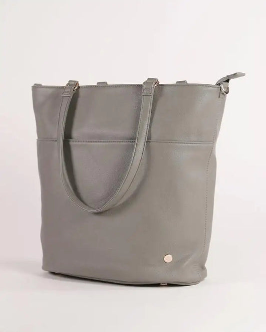 Little Unicorn Nappy bag - Citywalk Tote GREY UMBER - Babyonline