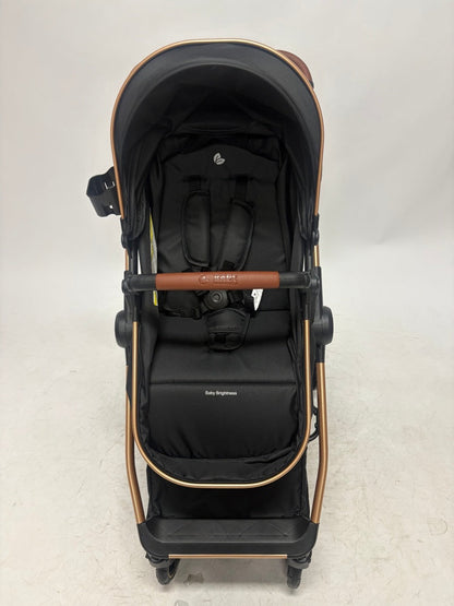 Pre-order Baby Brightness Newborn 4-in-1 Travel System with Bassinet, Capsule, ISOFIX Base & 360° Rotating Car Seat – Blue